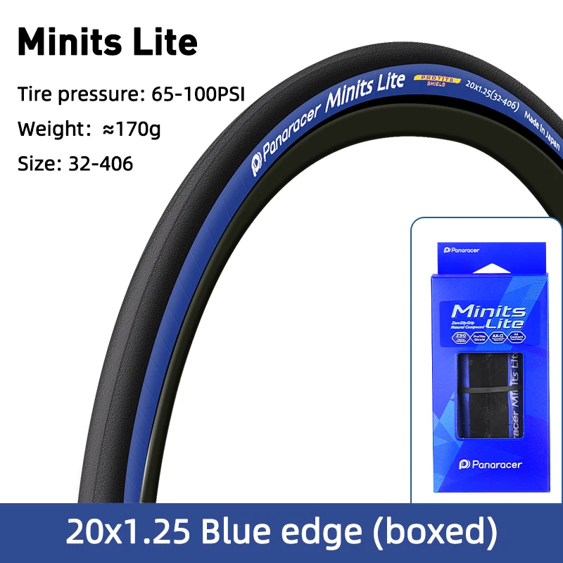 Panaracer Minits Lite PT 20 Inch BMX Bicycle Foldable Tire 20x1 1