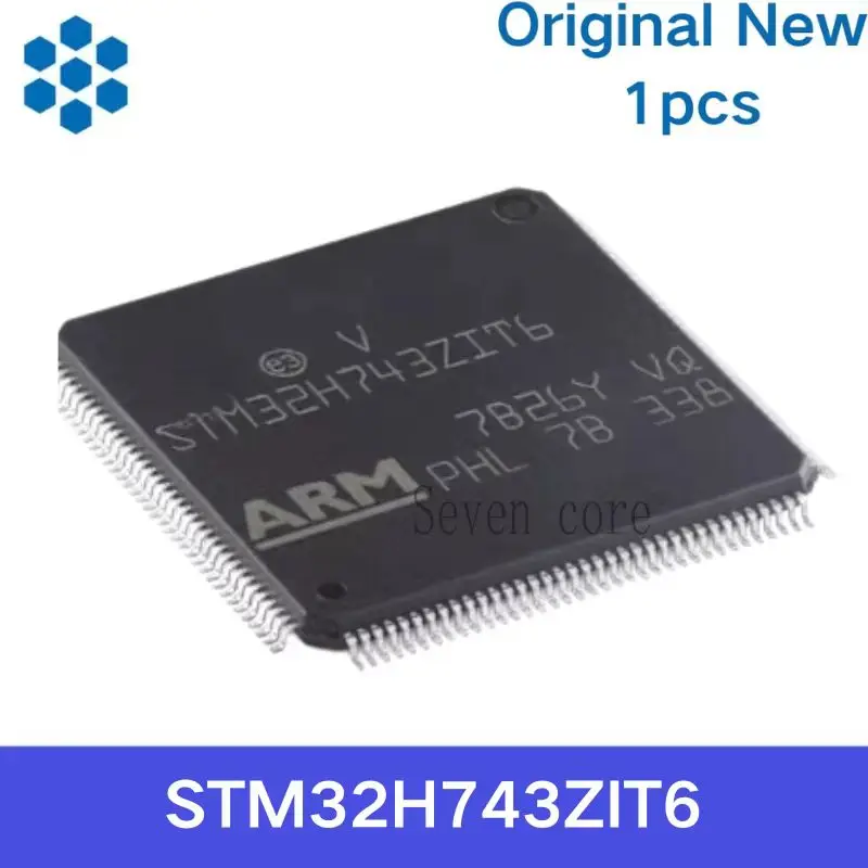 

Original 1pcs STM32H743ZIT6 LQFP-144 with DSP and DP-FPU performance ARM Cortex-M7 MCU