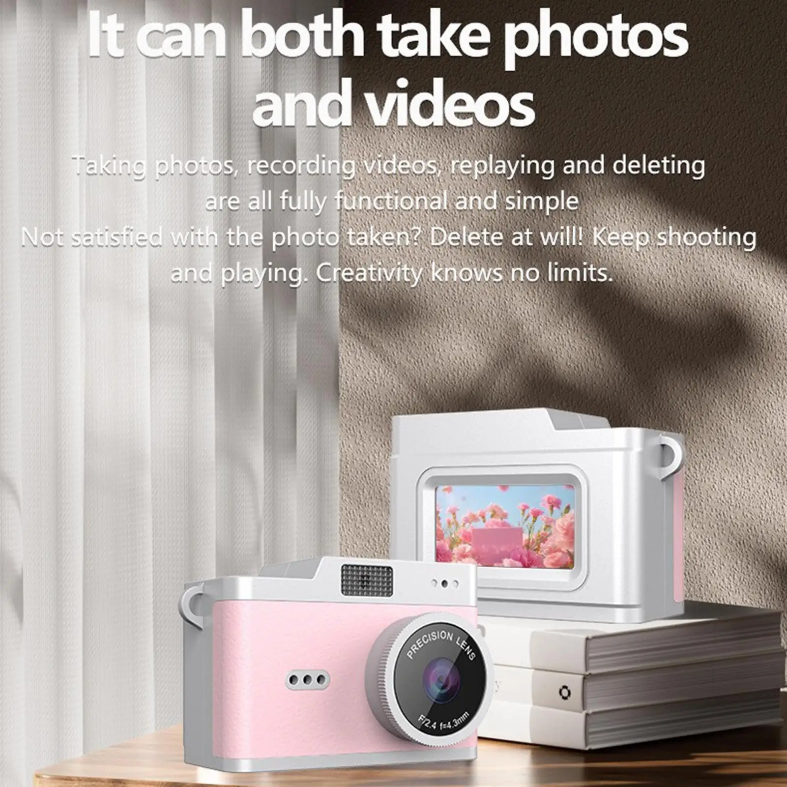 كاميرا صغيرة 1080P ألعاب ريترو كاميرا مسجل كلاسيكية مدمجة للمبتدئين البالغين والأطفال والأولاد والبنات أثناء السفر التقاط الصور يوميًا