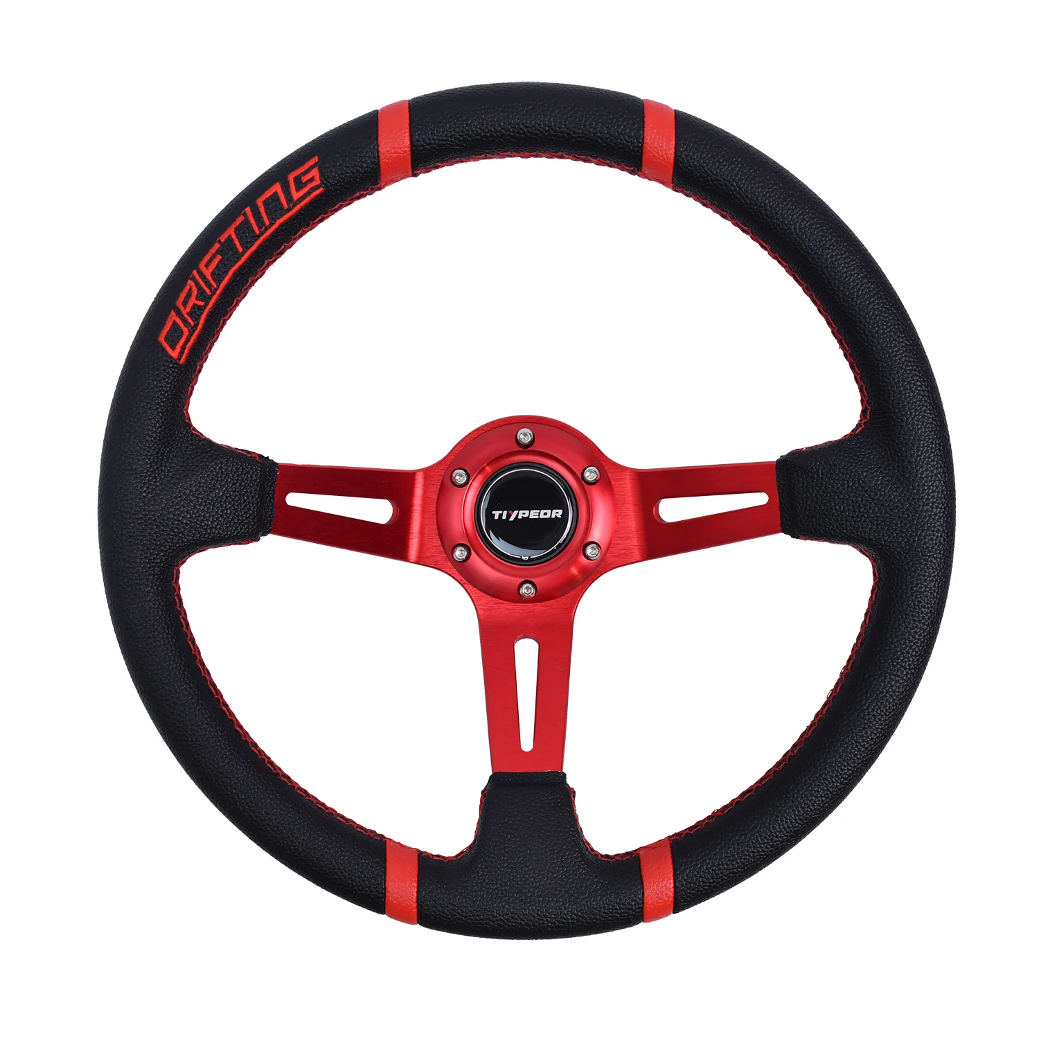 Tiypeor 14inch Game Car Steering Wheel Drifting Steering Wheel Rally Steering Wheel