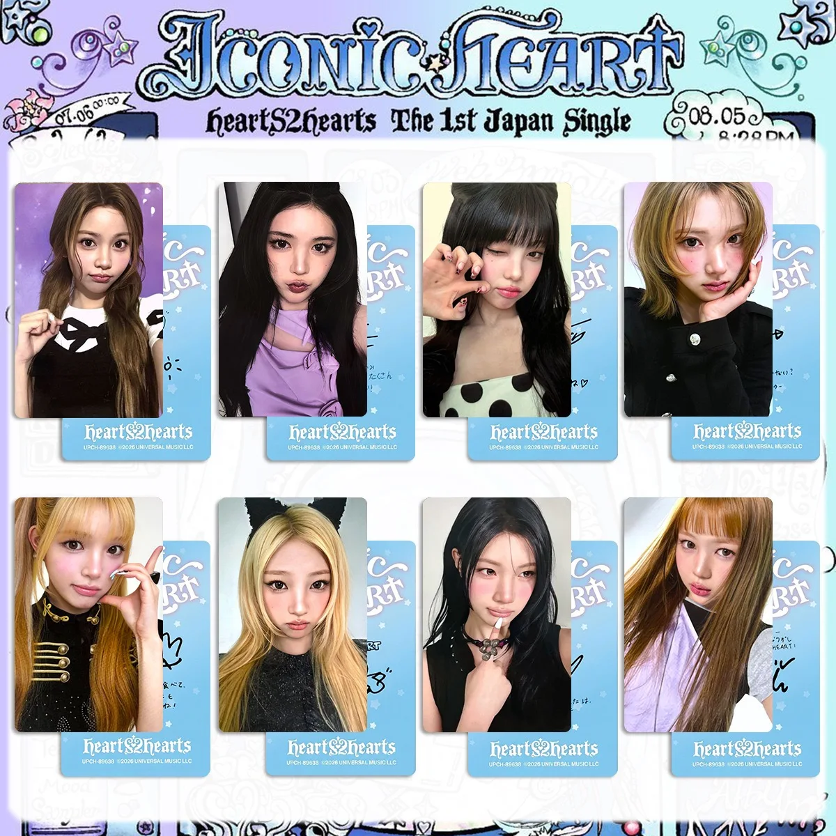 8PCS Korean Hot Female Idol New Album