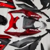 カワサキ 636 ZX6R 2009 2010 2011 2012 赤黒オートバイフェアリング ZX 6R 09-12 アフターマーケットフェアリングキット 6