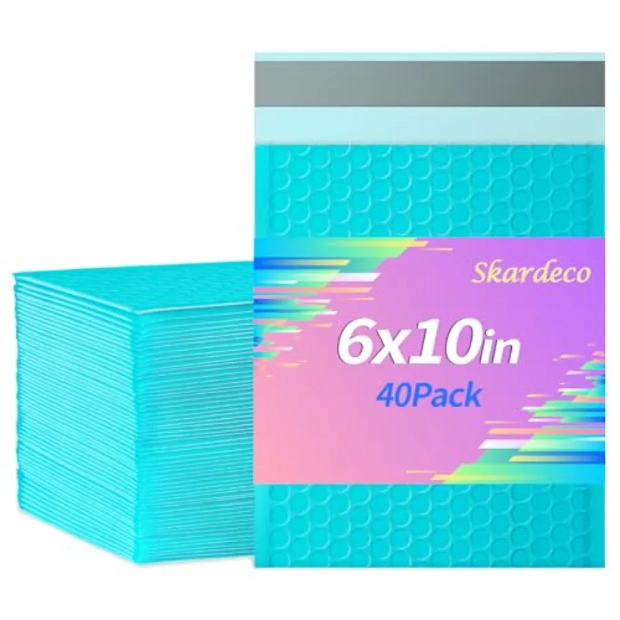 Paquete de 610 Sobres Acolchados de Burbujas Autosellables, Ideales para Empresas Pequeñas para Empacar y Enviar Joyería y Cosméticos