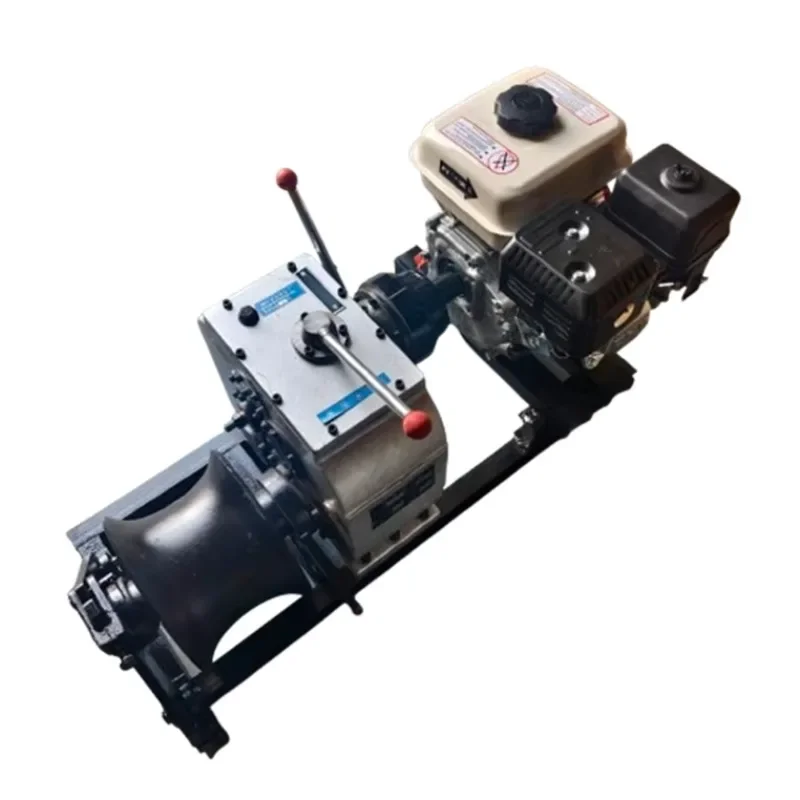 5 Ton Engine Power Cable Pulling Winch Direct Shaft Drive Powerful Electric Winches Portable     Pulling Winch
