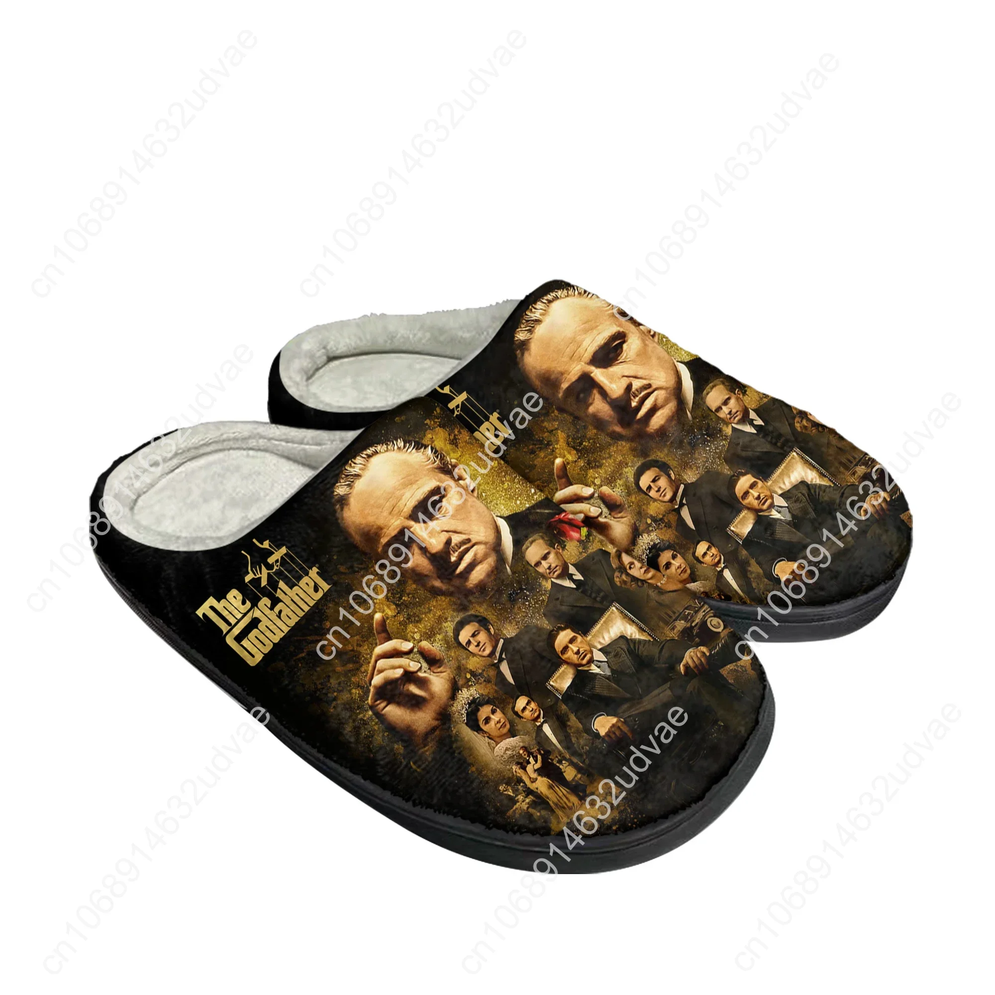 The Godfather Trilogy Home Cotton Slippers Mens Womens Sandals Plush Casual Keep Warm Shoes Thermal Indoor Slipper Custom Shoe