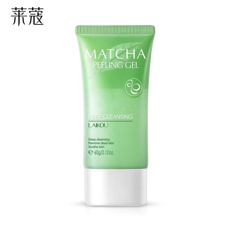 

LAIKOU Matcha Exfoliating Peeling Gel Facial Scrub Moisturizing Hydrate Nourishing Repair Scrubs Face Cream Skin Care