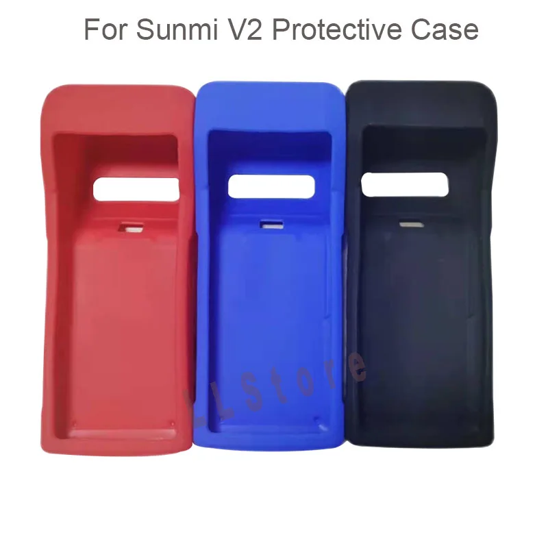 For SUNMI V2 Protective Case Soft Anti-fall Silicone Protective Case