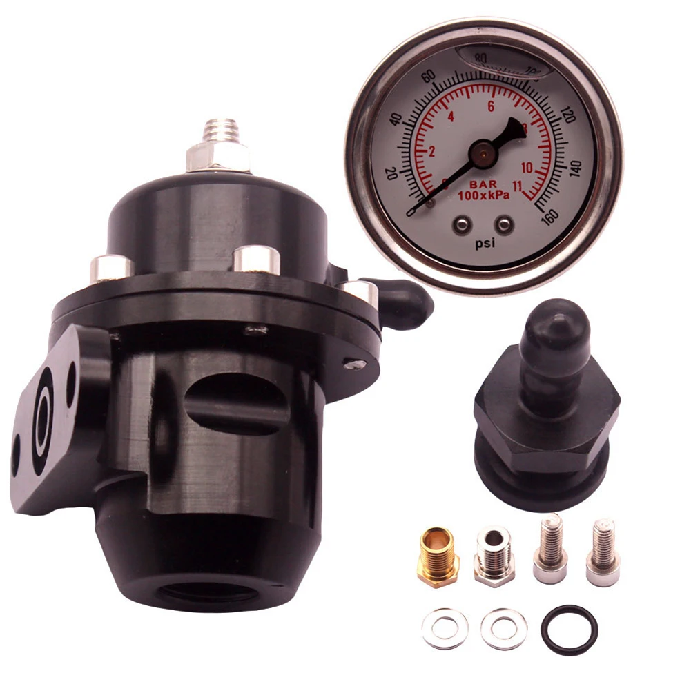 Racing Adjustable FPR+Fuel Pressure Regulator Auto Parts For Honda Civic B Series B16 B18 B17 B20 Si LS GSR D16