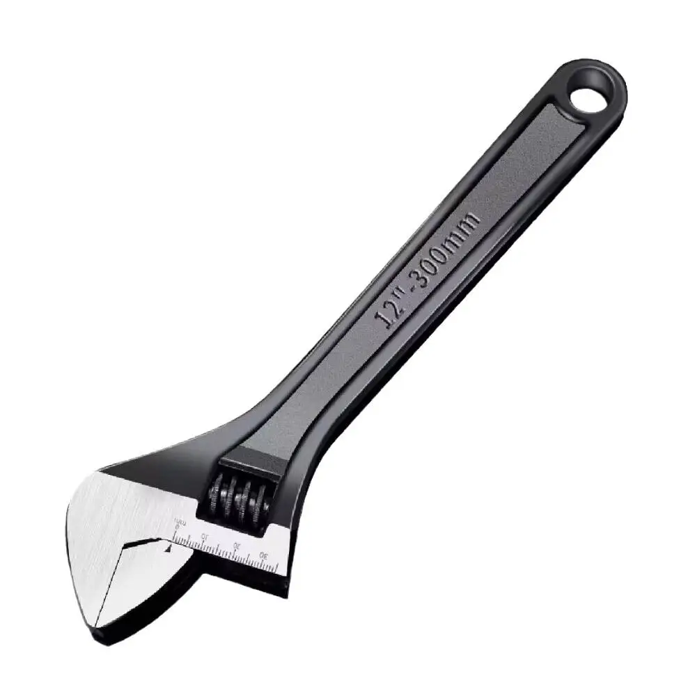 8"/10"/12" Professional DIY Universal Adjustable Wrench Multi-function Monkey Open Spanner Tools Long Large Handle Hand H7E4
