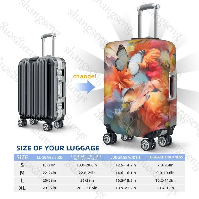 Рисунок 5 - Утолщенный чехол для багажа с радужной бабочкой