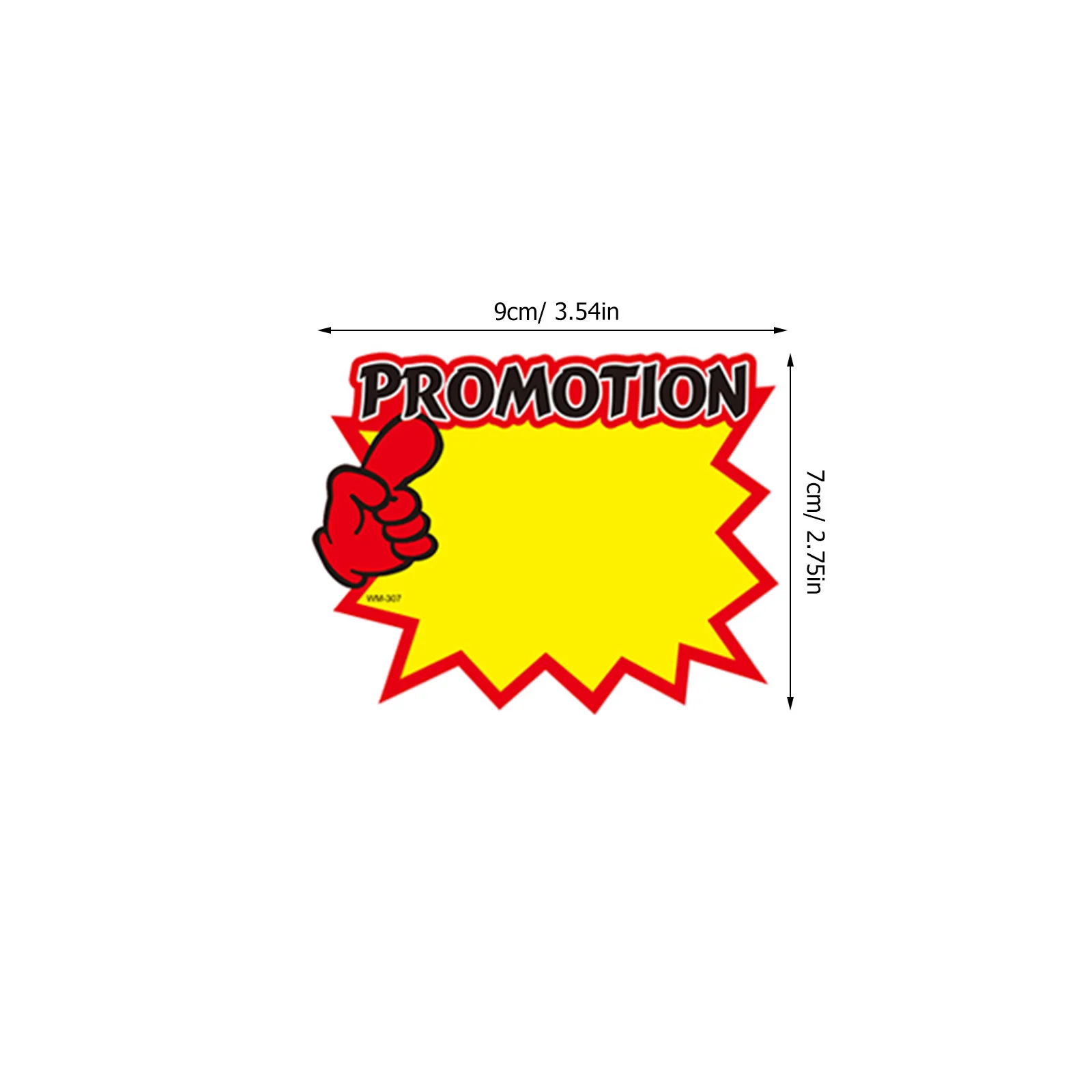 50 stücke Rohstoff Preis schild Promotion Werbung Aufkleber Explosion Aufkleber Zeichen Preis schild für Super maket Store