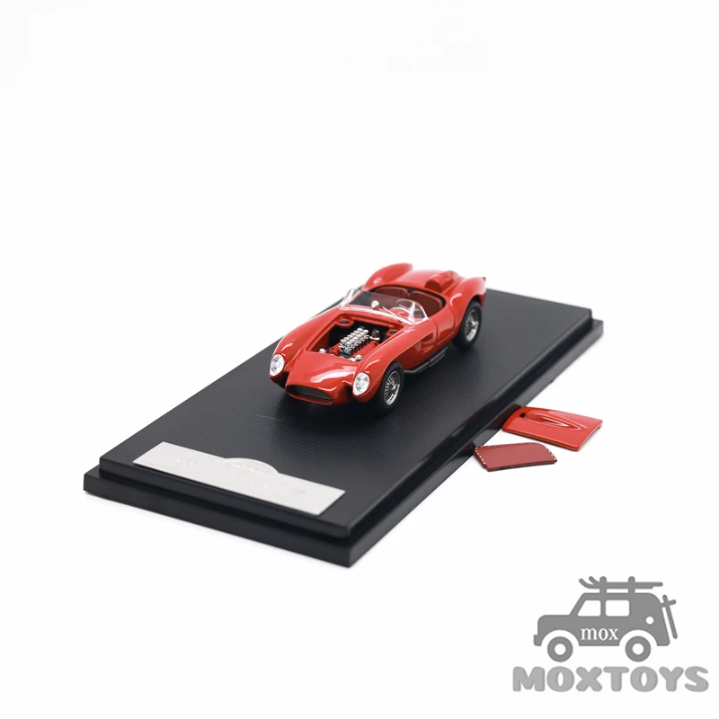 GFCC 1:64 250TR أحمر / أحمر معدني / # 9 / دوائر بيضاء حمراء دييكاست نموذج سيارة