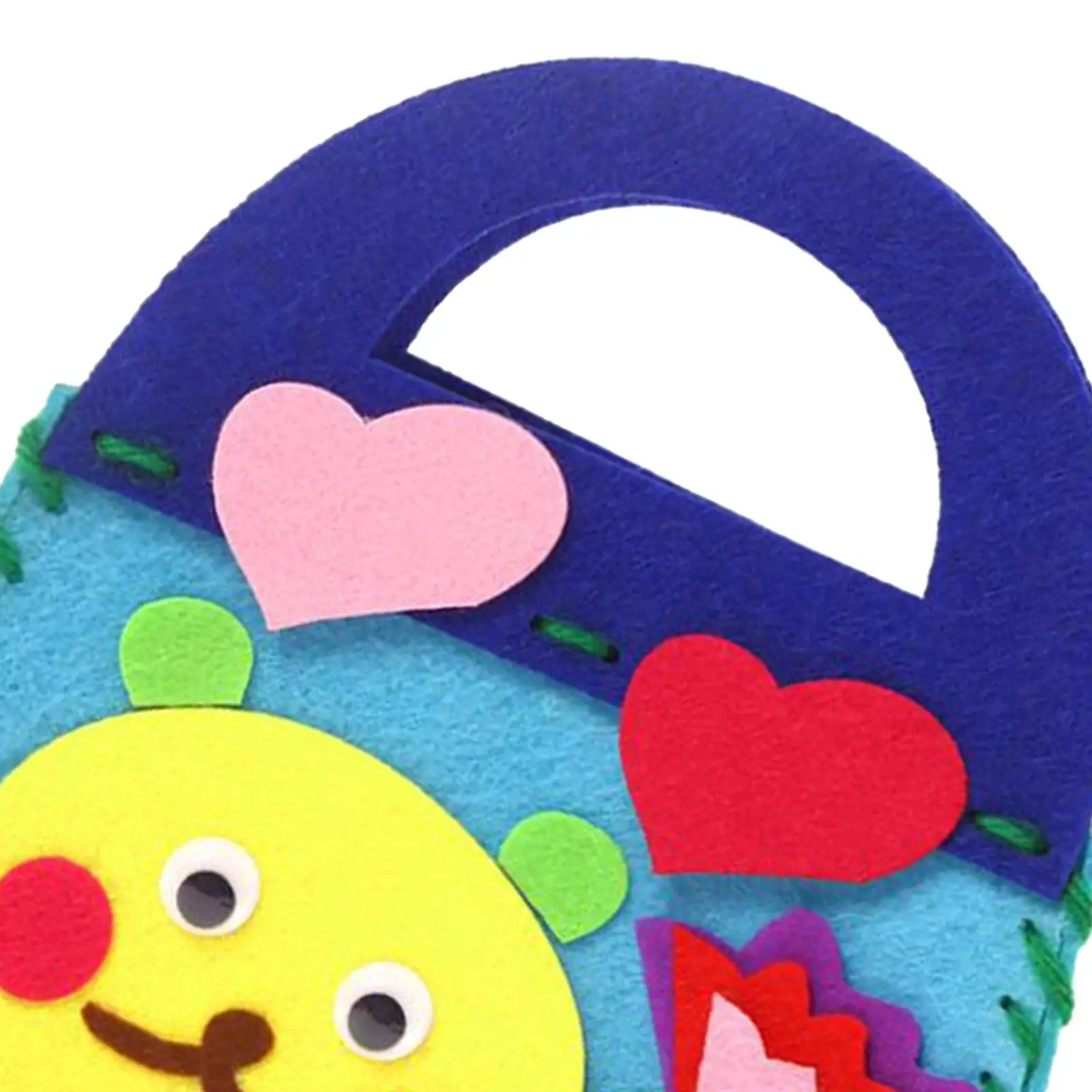 Kit borsa da cucito fai-da-te Bella decorazione a forma di orso Borsa fatta a mano per bambini