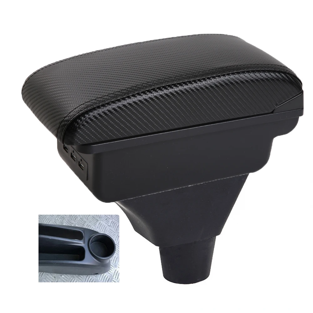 Armrest Box Central Console Storage Box with Elbow Support for Honda Civic ep3 Interior Accessory