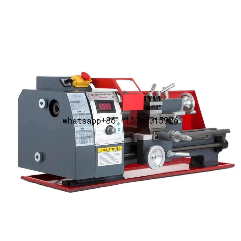 

Mini Metal Lathe Metal working Wood working DIY Processing Drilling Milling