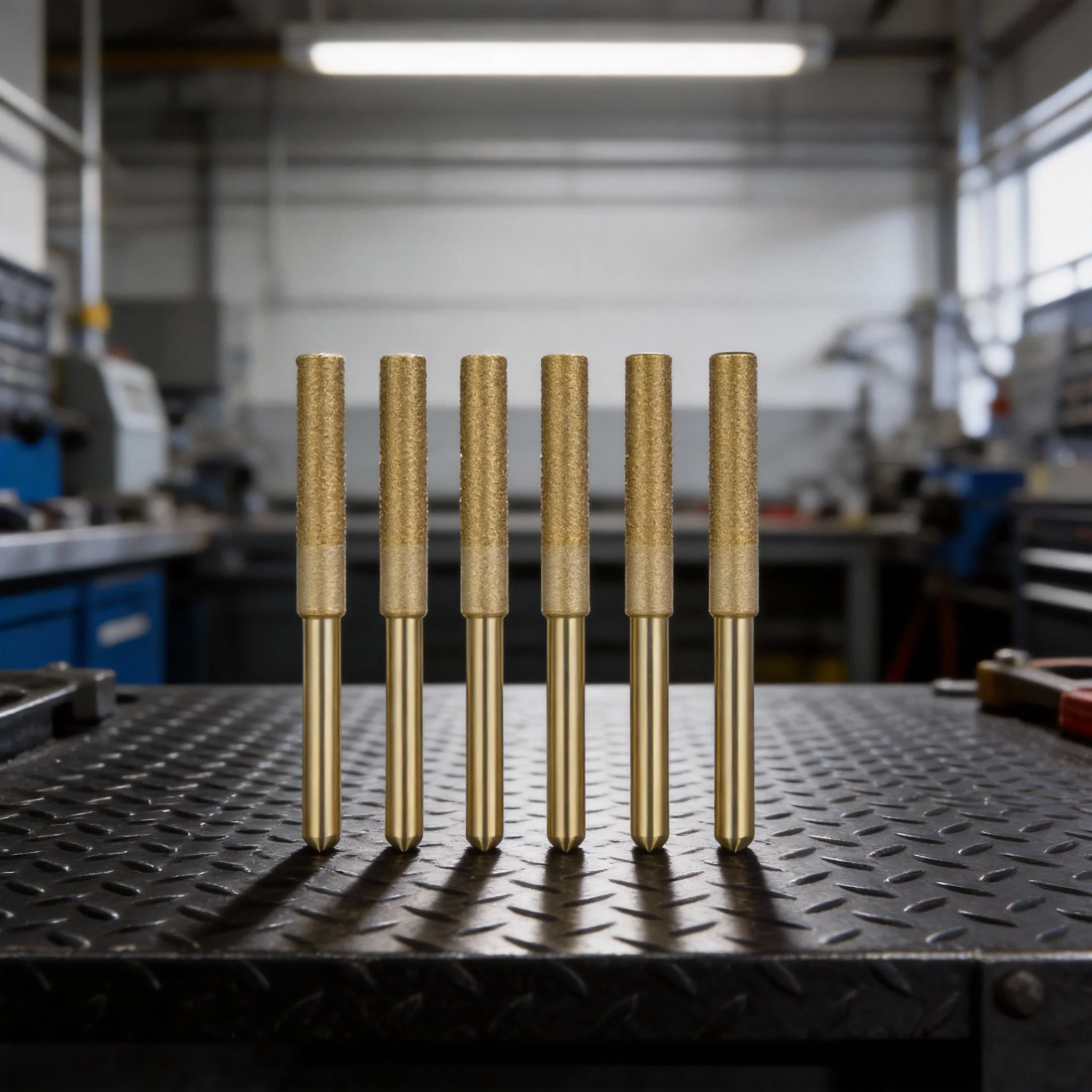 

1/2/6/12 шт. Золотые алмазные цилиндрические насадки для заточки цепей бензопил, инструменты для шлифовки и резьбы, аксессуары