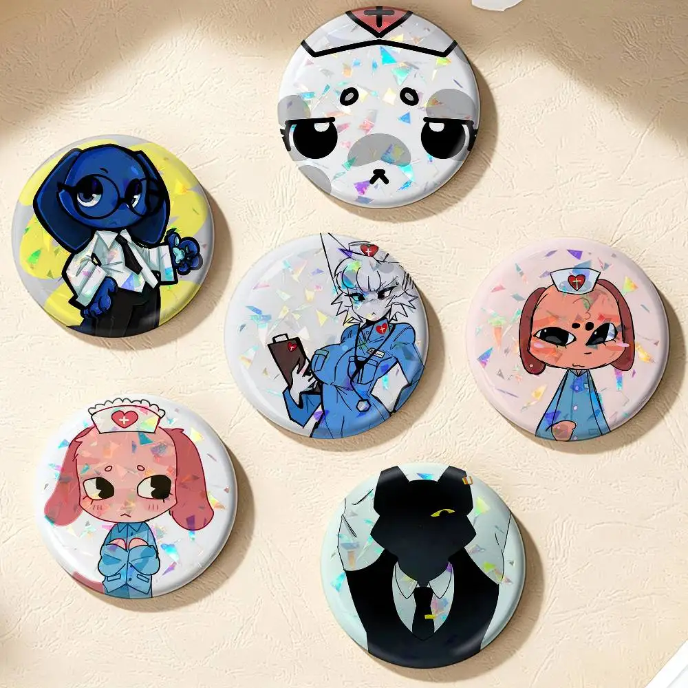 Animal hospital Game   75mm 44mm 25mm Accessories Toys Badge Brooch Backpack Hat Pins