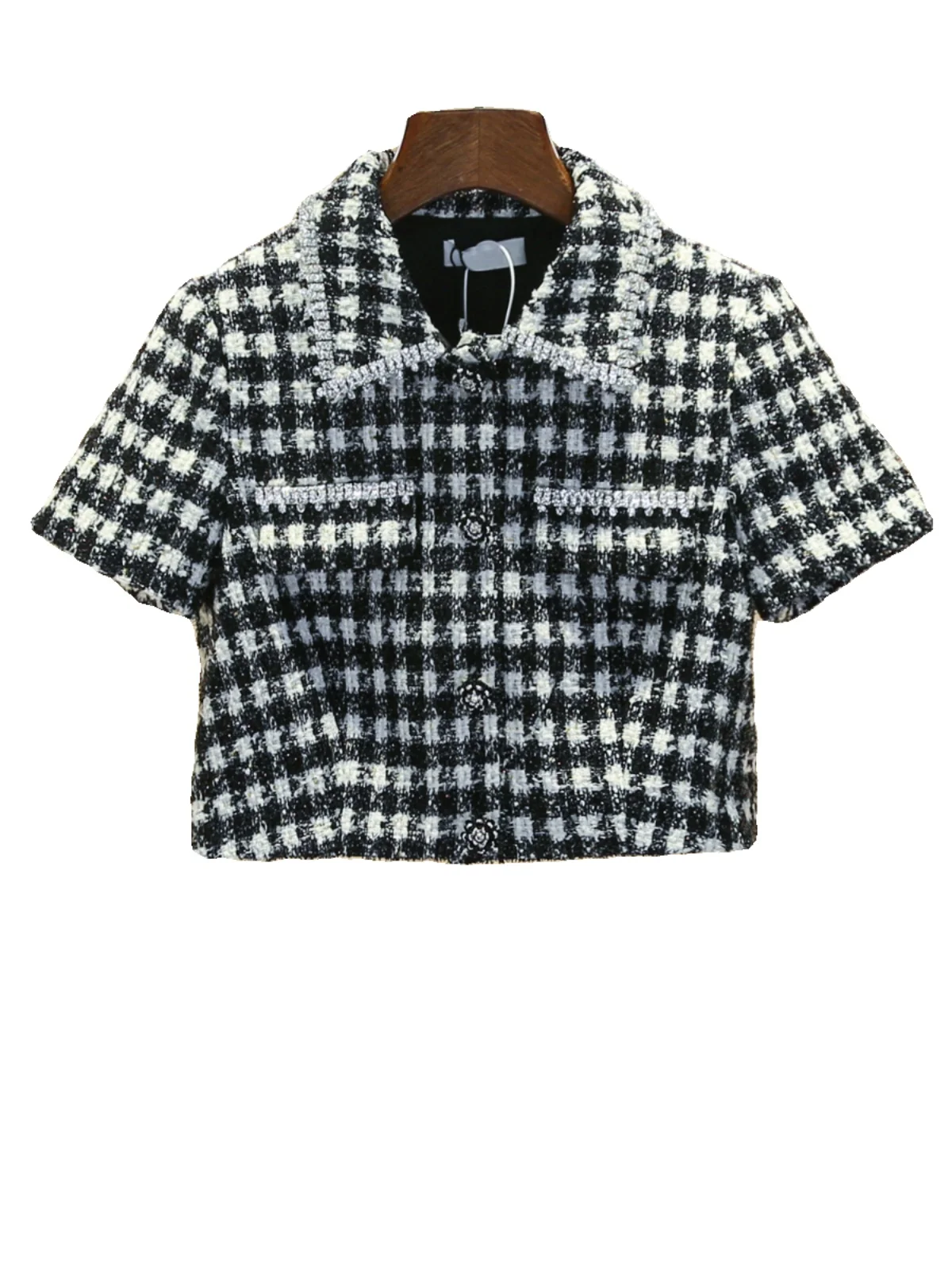 Cappotto cardigan aperto con colletto scozzese invernale e set gonna divisa Completo Faion da donna 25-35 anni adatto