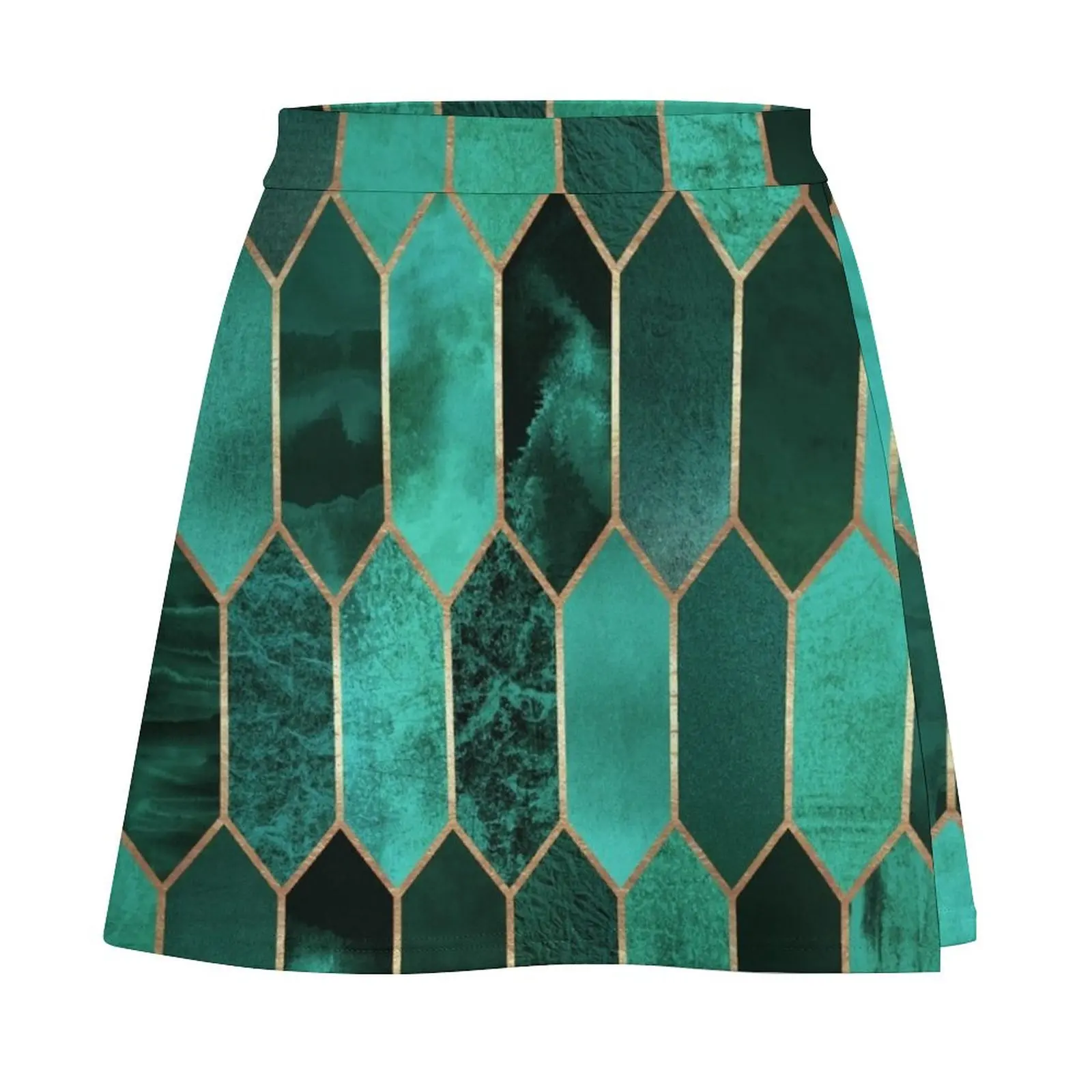 Stained Glass 2 Mini Skirt Skort for women clothes fairy grunge korean women's clothes Mini Skirt