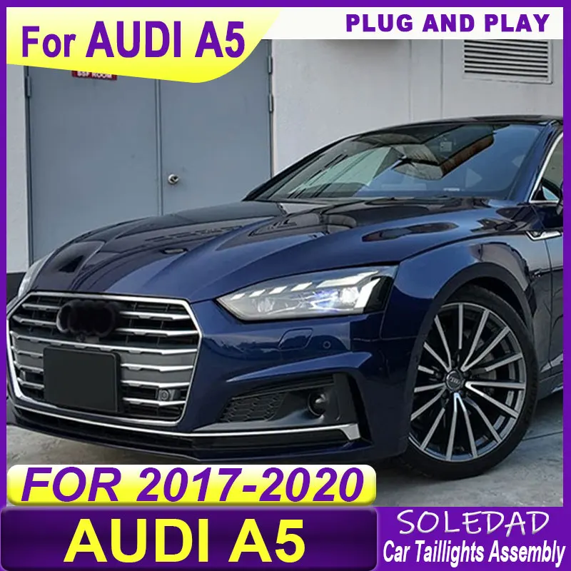 

Car headlights For Audi A5 2017 2018 2019 2020 upgrade LED Head Front Light Daytime running light headlight Accessories