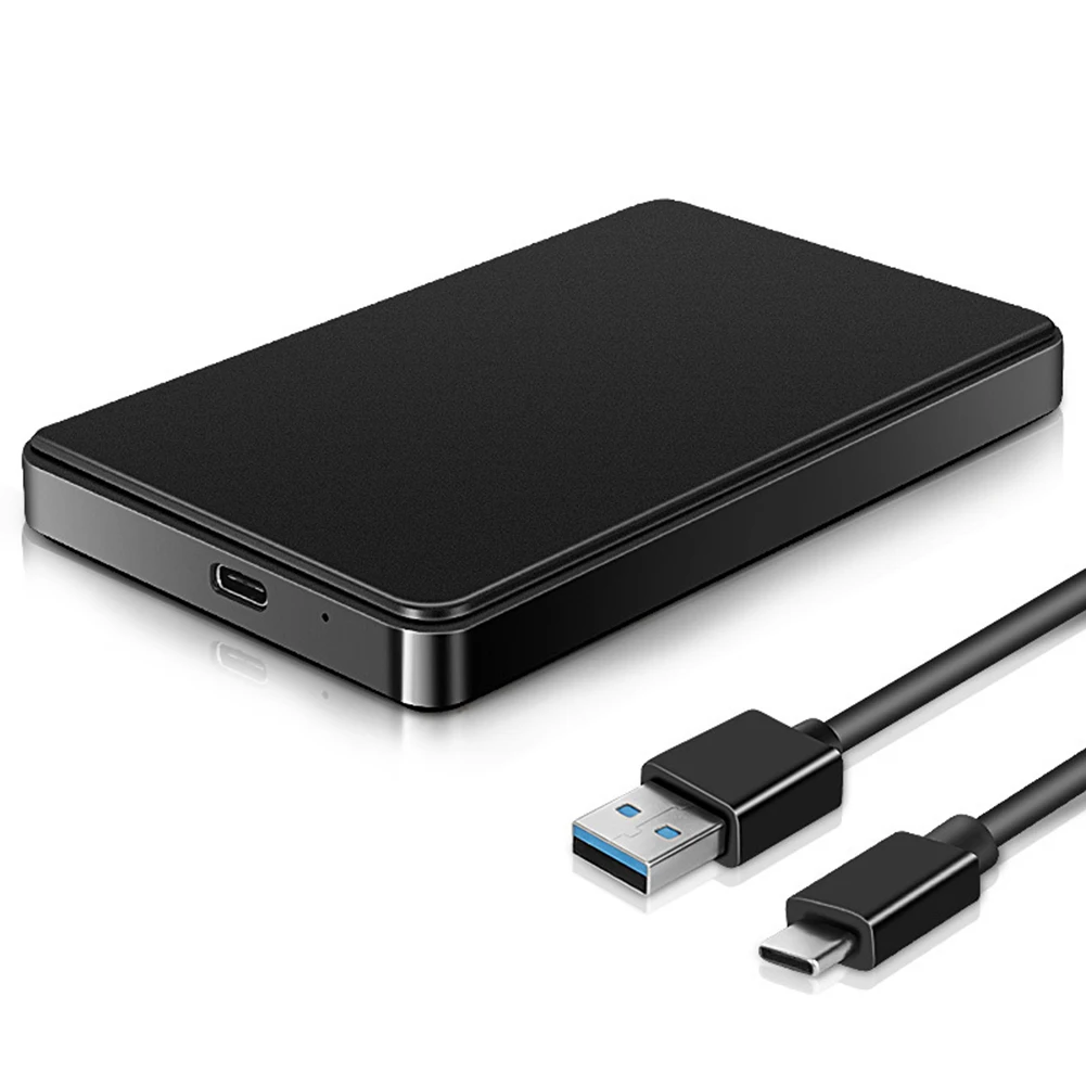 Boîtier de disque dur SATA USB3.1 type-c, vitesse de transfert 6Gbps, boîtier de disque dur Mobile Plug and Play pour système Windows/Mac Os/Linux