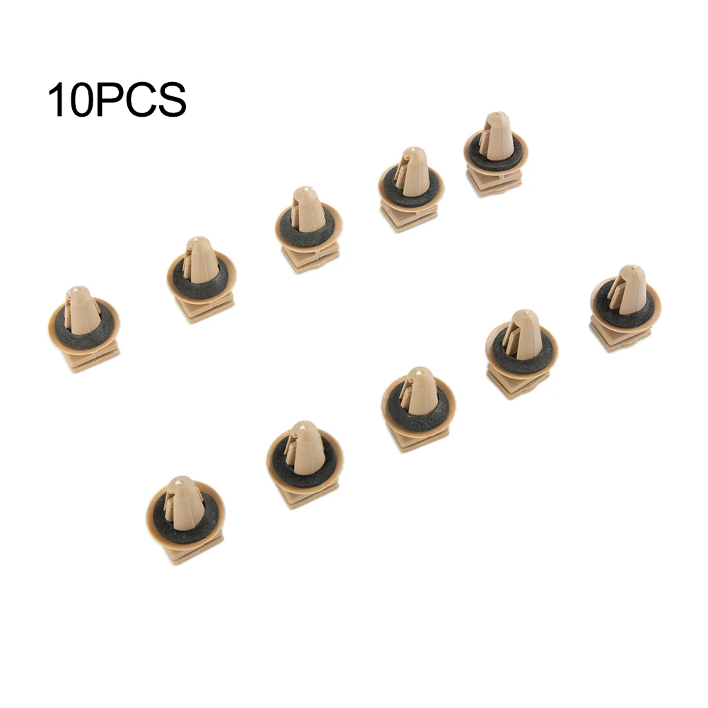 10pcs For BMW Car Clip Trims On Sill & Door Entrance Plastic Clips 51477117532 Fit 10mm Hole Retainer Accessories