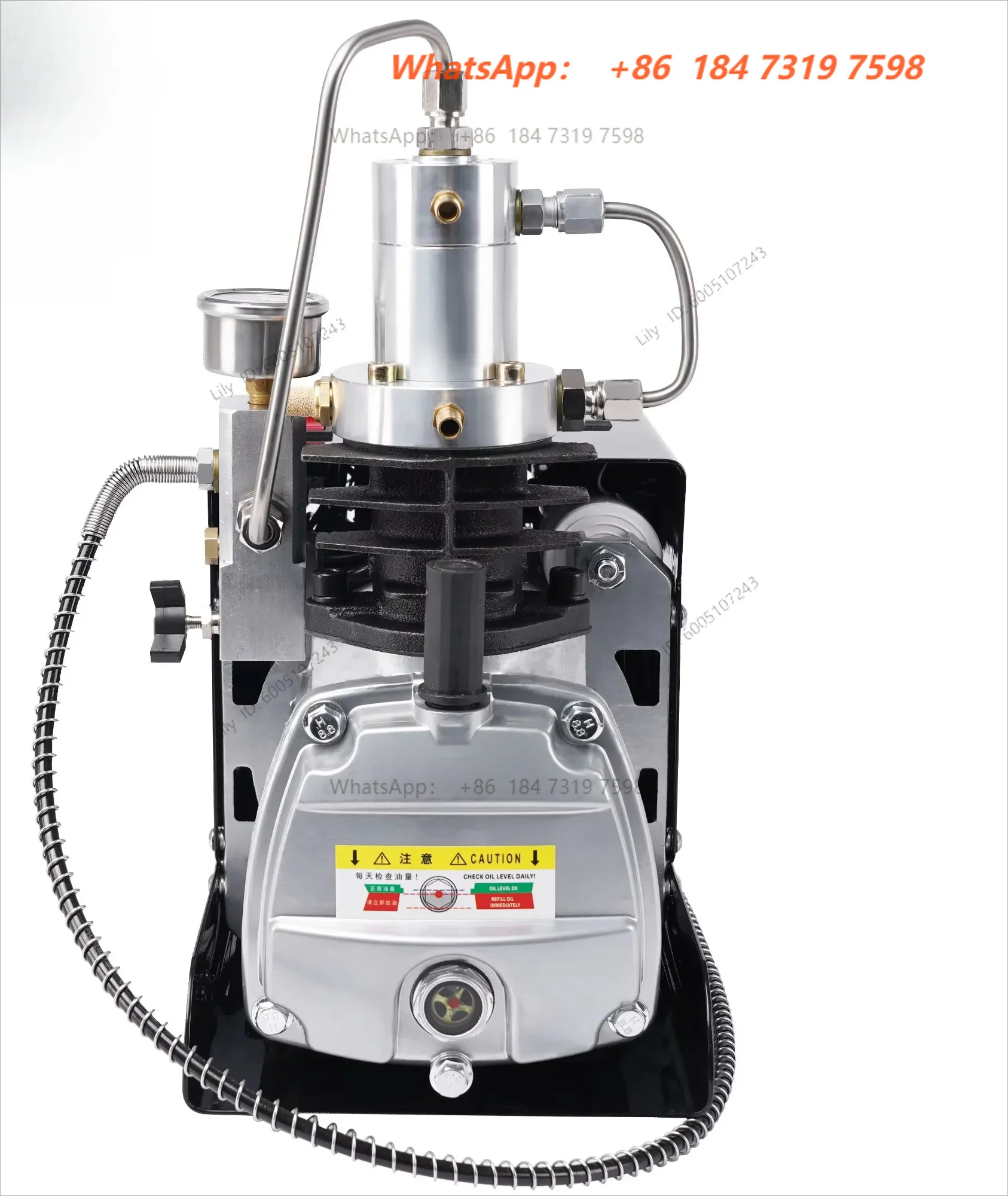 TXES021 300Bar High Pressure PCP Air Compressor with Water Cooling System for Inflator 0-3L Tank Diving Scuba Airgun