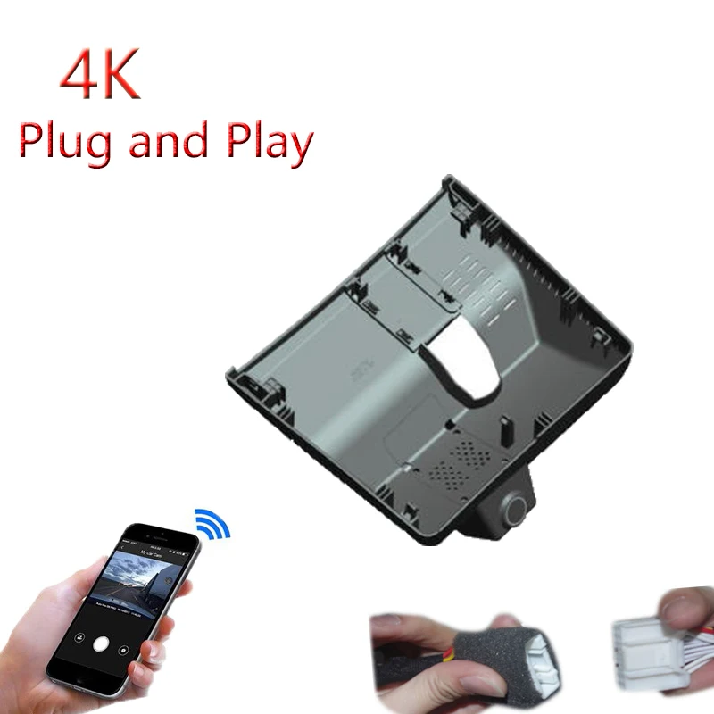 

4K Plug And Play For Hyundai Santafe Santa fe 2023 2024 2025 Tucson L 2025 Car Video Recorder Wifi DVR DashCam Dash Camera