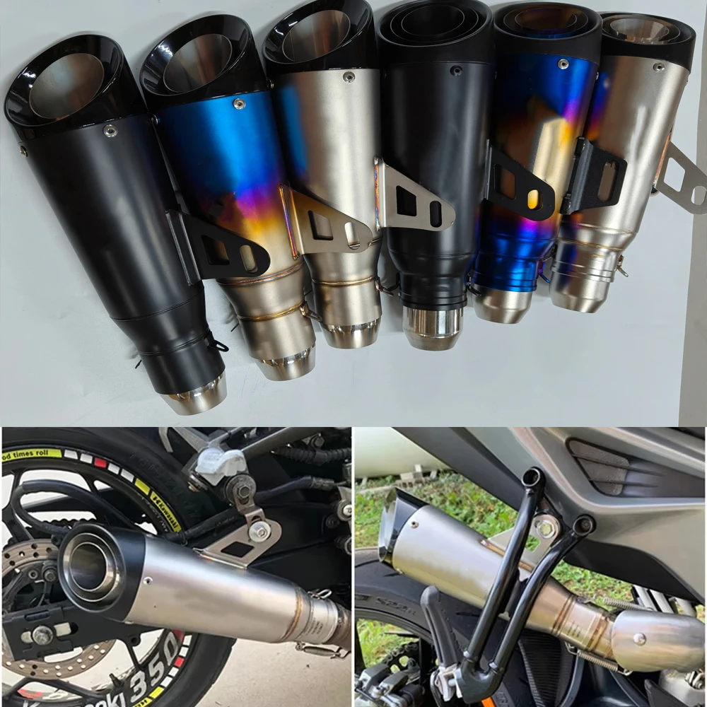 Universal 51 60 MM Motorrad Auspuff Rohr DB Killer GP-Projekt Für Yamaha R6 R15 R1 R3 MT07 Tmax155 GSX250 Pcx125