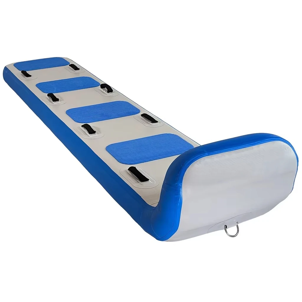 

Portable PVC inflatable toboggan 3 4 or 5 person winter air toboggan with plastic bottom toboggan