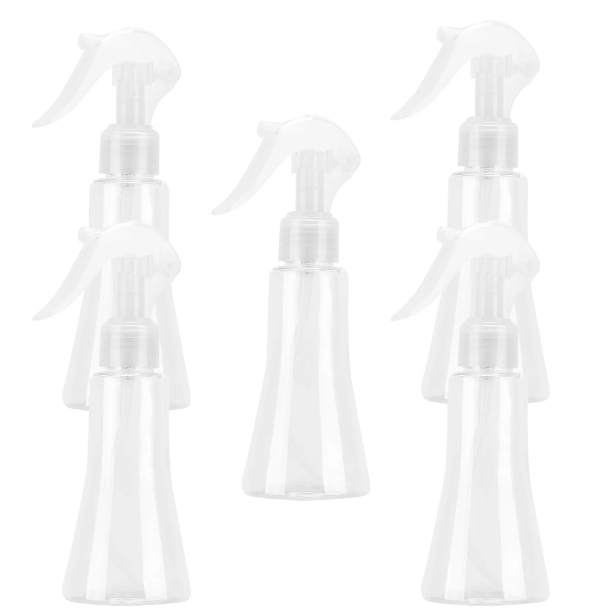 

5 Pcs Lightweight Spray Bottle One-Hand Pressure Sprayer Fine Mist Convenient PET