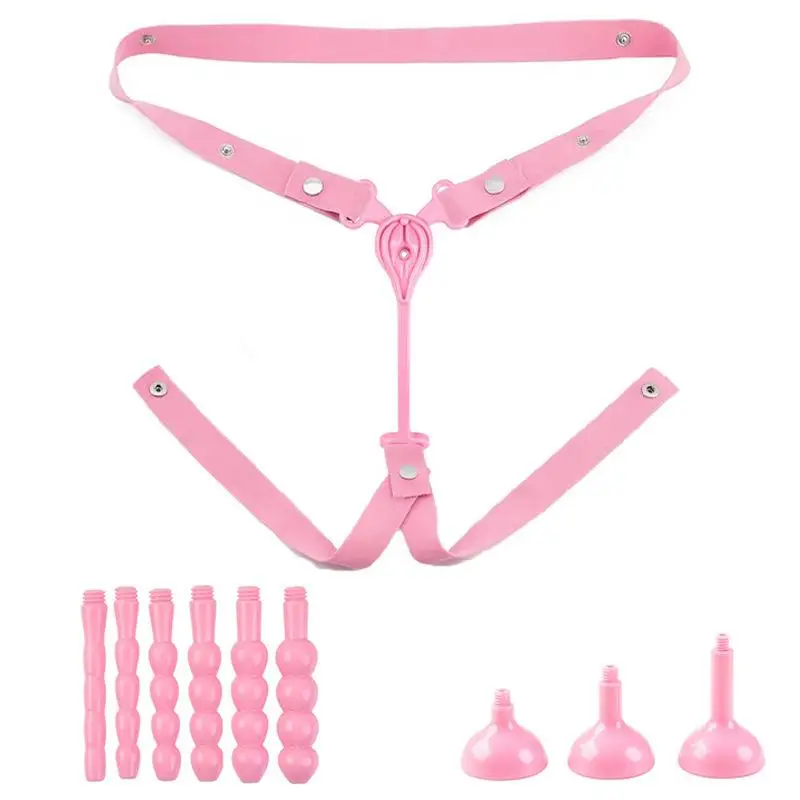 Male Penis Ring Chastity Cage Auxiliary Belt With Urethral Plug Set Anti-off Device Elastic Adjustable Rope Sex Toy Man