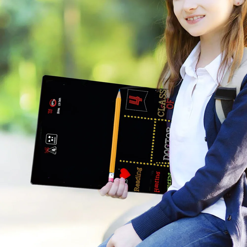 Decorative Chalkboard Double Sided Wood Frame Sign For Aalive Home School Office Message Writing Memo Display