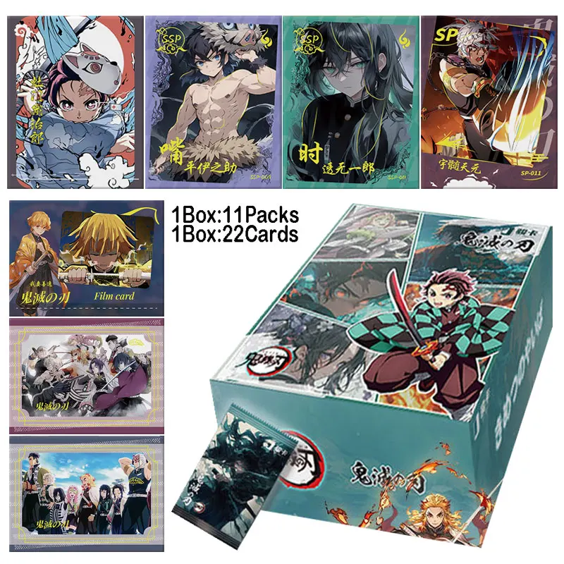 

2024 Newest Junka Demon Slayer Collection Card Shinobu Nezuko Mitsuri Booster Box CCG ACG TCG Doujin Toys Hobby Gift