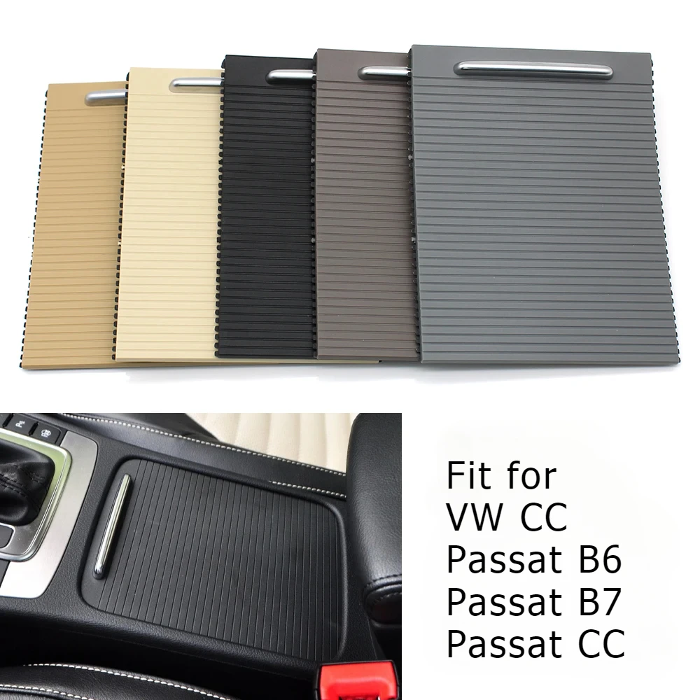 

Car Center Console Sliding Shutters Cup Holder Roller Blind Cover Interior Replacement For Volkswagen Magotan B6 B7 Passat CC