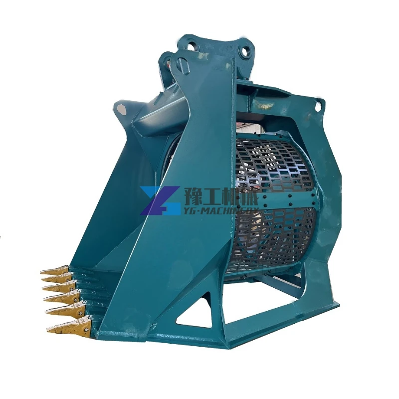 شبه التلقائي الدورية فحص دلو ، الأرض الرمال الحجر الروتاري فحص دلو ل DOOSAN225 CAT330 حفارة