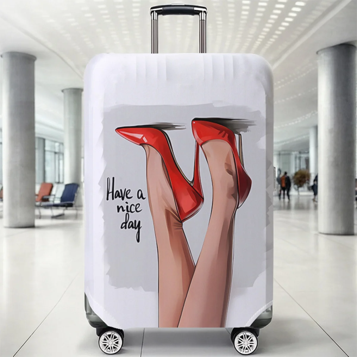 

Защитный чехол для багажа, эластичный, водонепроницаемый, пылезащитный, для чемодана 18-32 дюймов, дорожные аксессуары