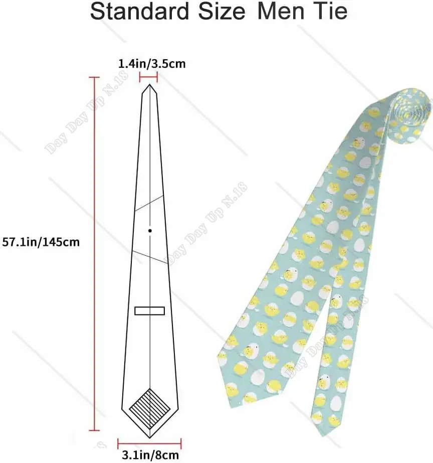 Men's Ties Novelty Tie Necktie for Men Teen Boys Multicolor Tie Party Holiday Thanksgiving Christmas