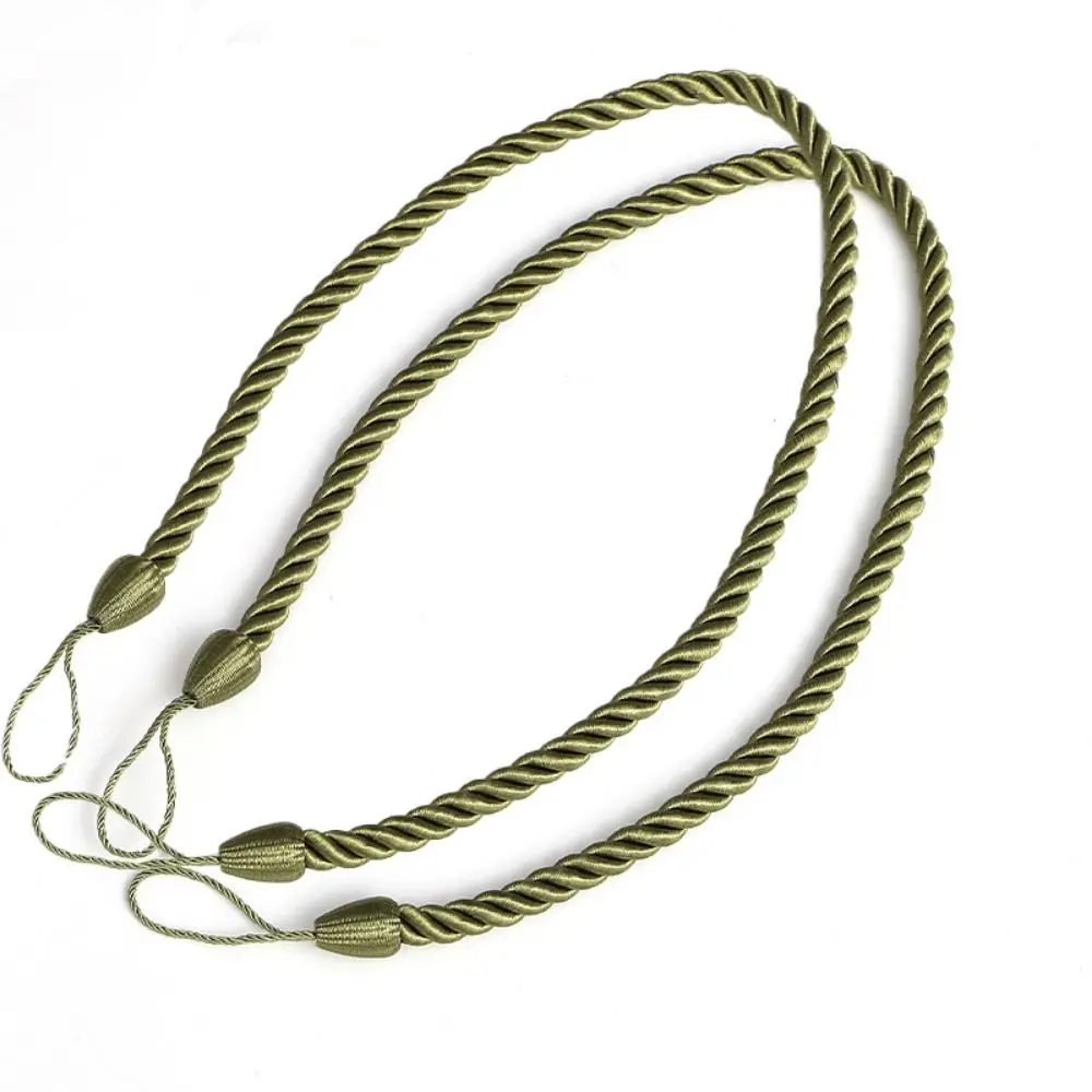 2Pcs Handmad Curtain Woven Tiebacks Ins Style Light Luxury Curtains Binding Rope Easy to Use Curtains Tied Strap