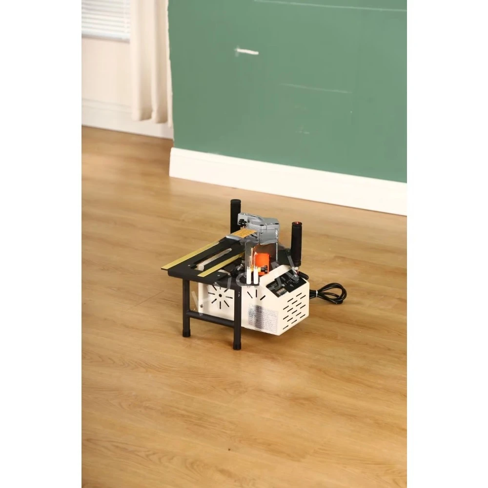 Portable edge banding machine Woodworking decoration Double-sided gluing Manual edge banding machine