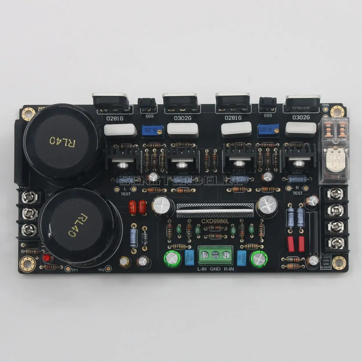 M3 UPC2581V + NJW0302G NJW0281G Papan Amplifier Audio Rumah HiFi 150W * 2 Papan Selesai Amp Daya