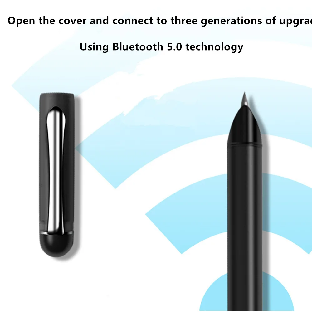 Nowy 10-calowy skórzany notatnik spiralny A5 Digital Smart Pen Sync Lcd Zestaw tabletów do pisania