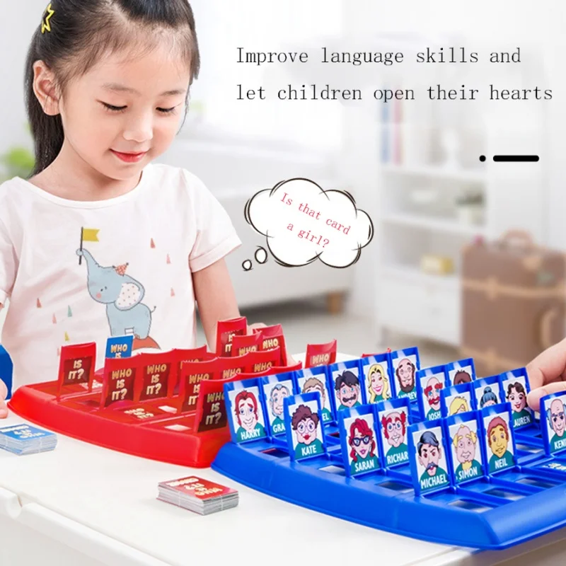 Party Memory Training Games Guess Who I AM Parent-child Interactive Toys Funny Kids Toys Gift Table Games for The Whole Family