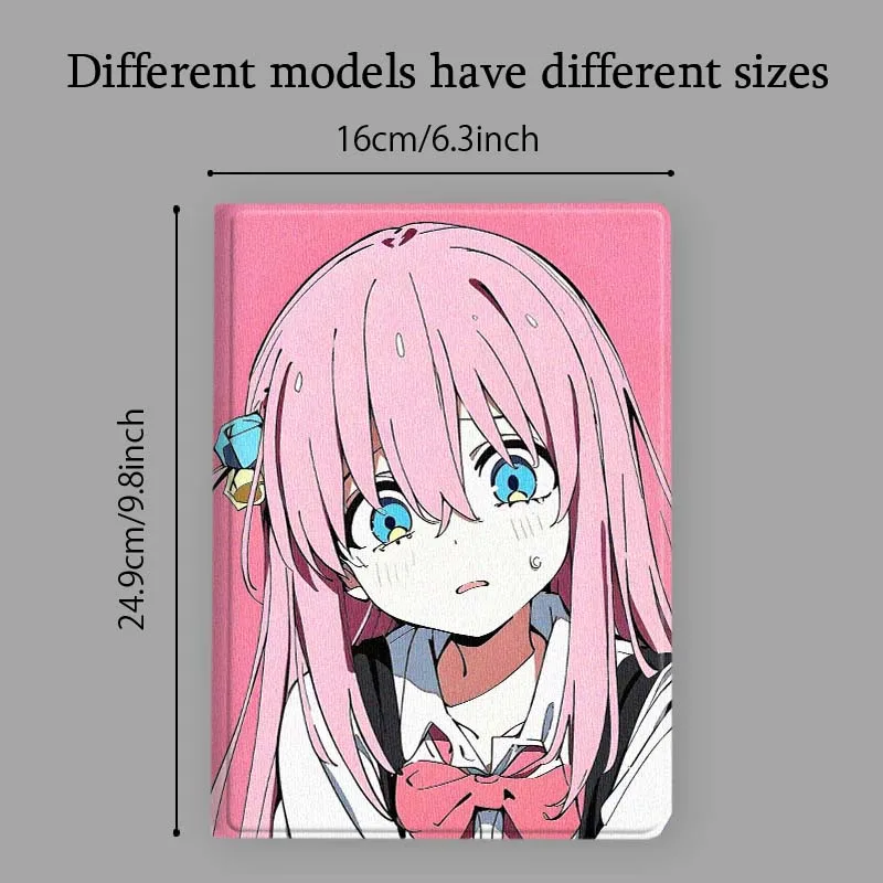 أنيمي B-Bocchi The Rock لهواوي MatePad Air Pro M6 M5 SE T5 13.2 12.6 12 11.5 11 10.8 10.4 10.1 بوصة حافظة تابلت