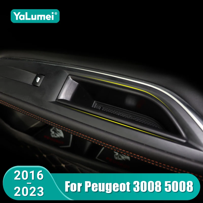 Für Peugeot 3008 5008 GT 2016 2017 2018 2019 2020 2021 2022 2023 Auto Organizer Tür Armlehne Lagerung Box Fach Zubehör