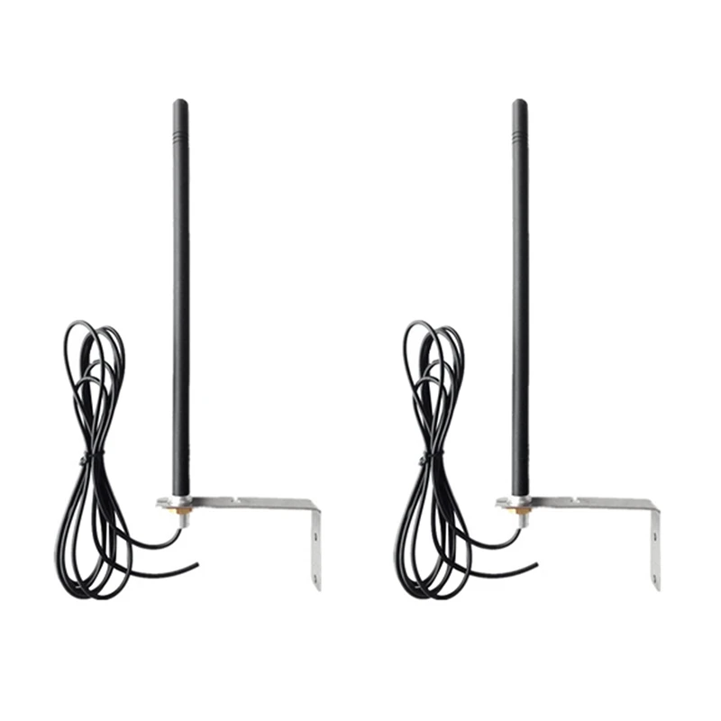 

2X 433Mhz Antenna For Gate Garage Radio Signal Booster Wireless Repeater,433.92Mhz Gate Control Antenna