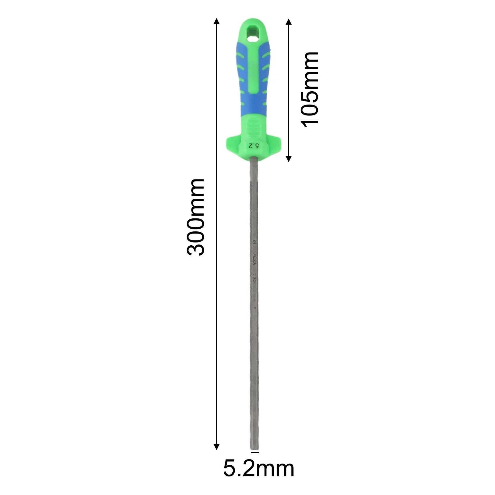 1pc Hex Chainsaw Saw Chain Files Ener For Woodwork Chainsaw 3.8mm/4.5mm/5.2mm Garden Hand Tool Accessories