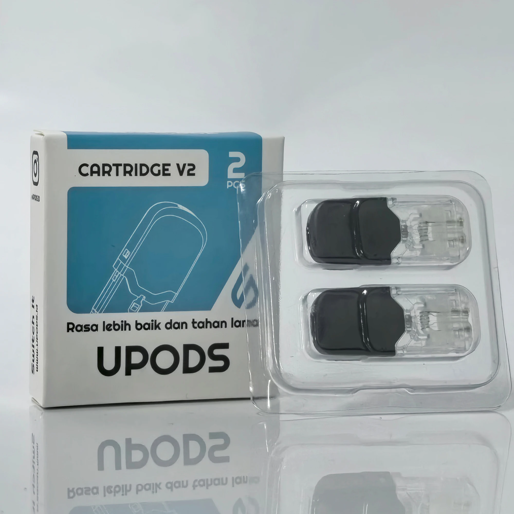 Cartucho Universal UPODS V2, recambio de vapeo vacío, atomizador de algodón, 1,8 ohm, 0,7 ml, para W01, JC01, JC01, 2 unidades por lote