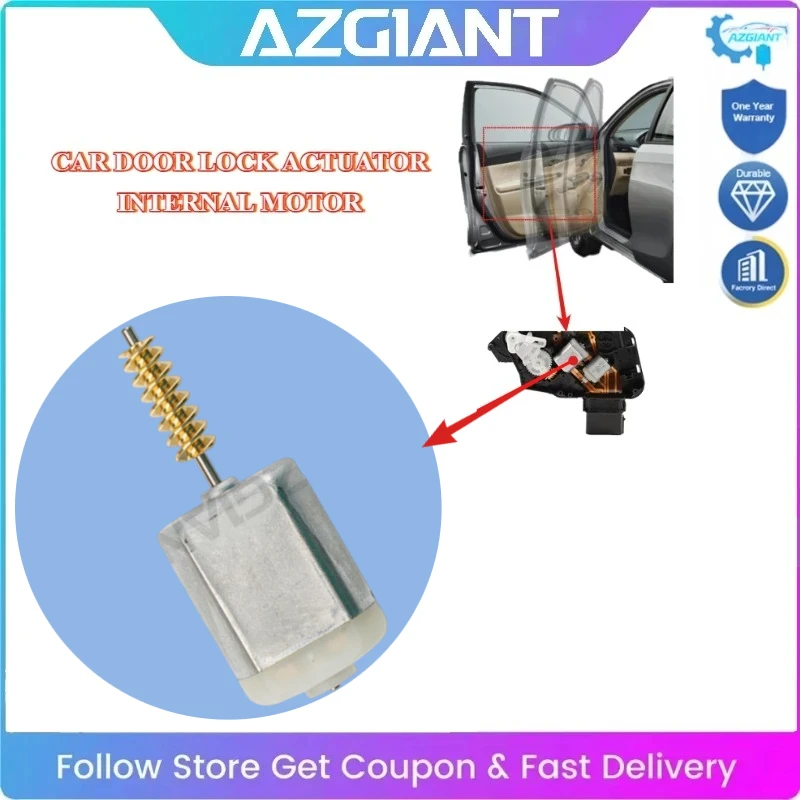 

AZGIANT 12V Car Door Lock Centre Motor High Power For Fiat Grande Punto Ducato MK3 Box 250MK3 Interior Replacement Parts