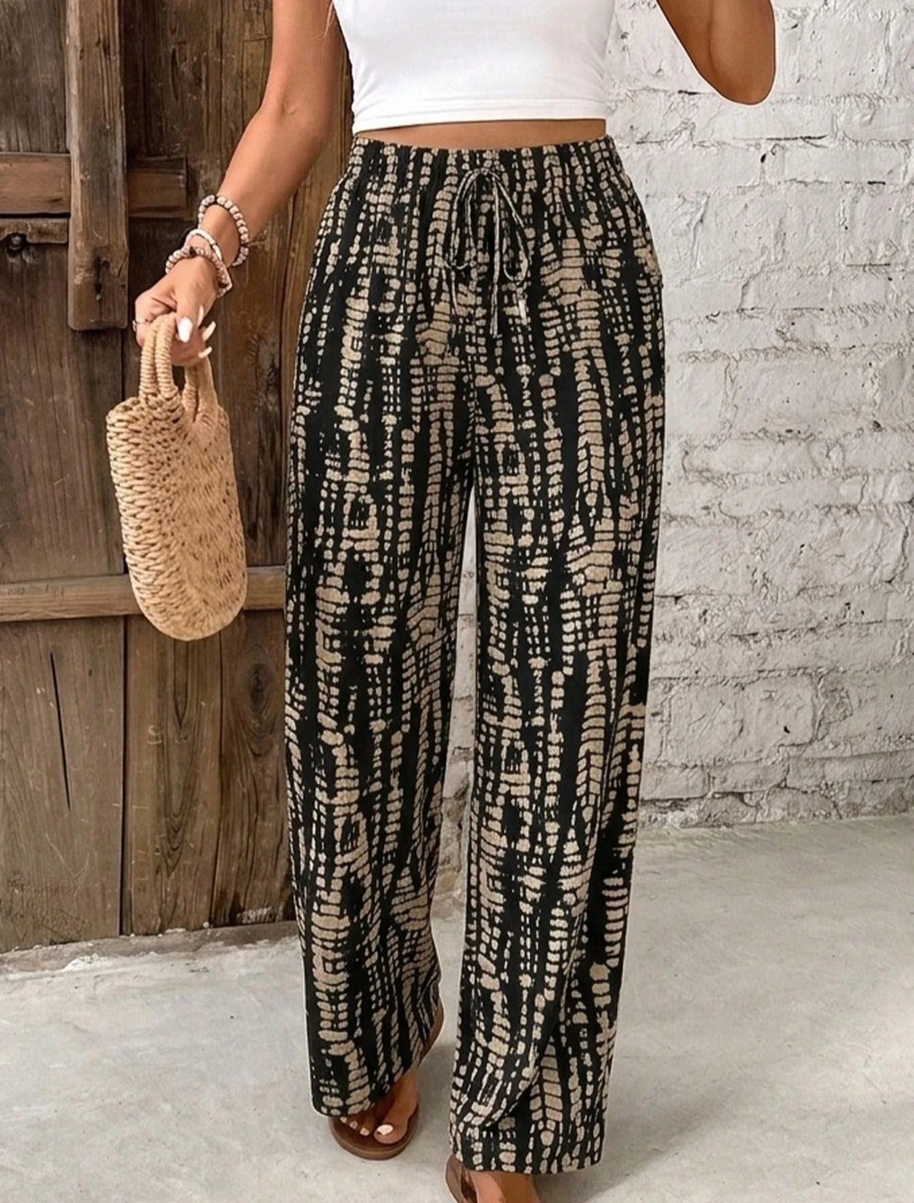 

2026 Summer Fashion New Gothic Dark Hip Hop Style 3D Printed Loose Straight Pants Street Harajuku Casual Sports Loose Pants